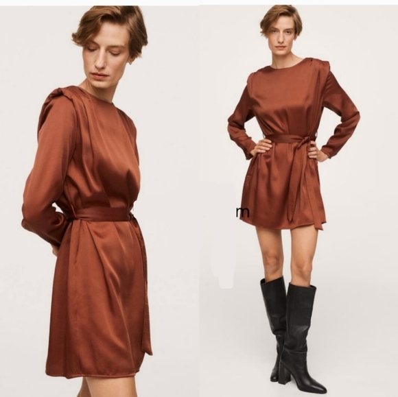 Mango Dresses & Skirts - MANGO Shoulder pad dress